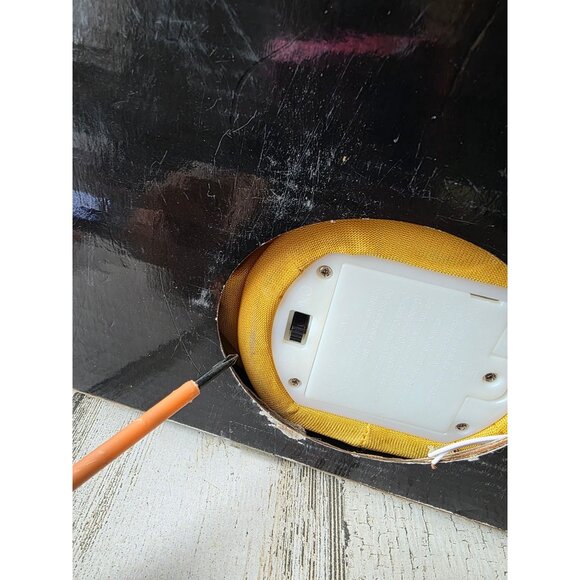 Vintage spirit sawin' wood doll animated light up Halloween animatronic prop uni - Picture 5 of 7